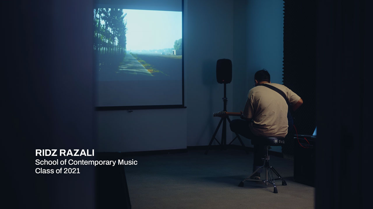 Ridz Razali shares how exploring music at LASALLE led him to find his voice and purpose as a musician.