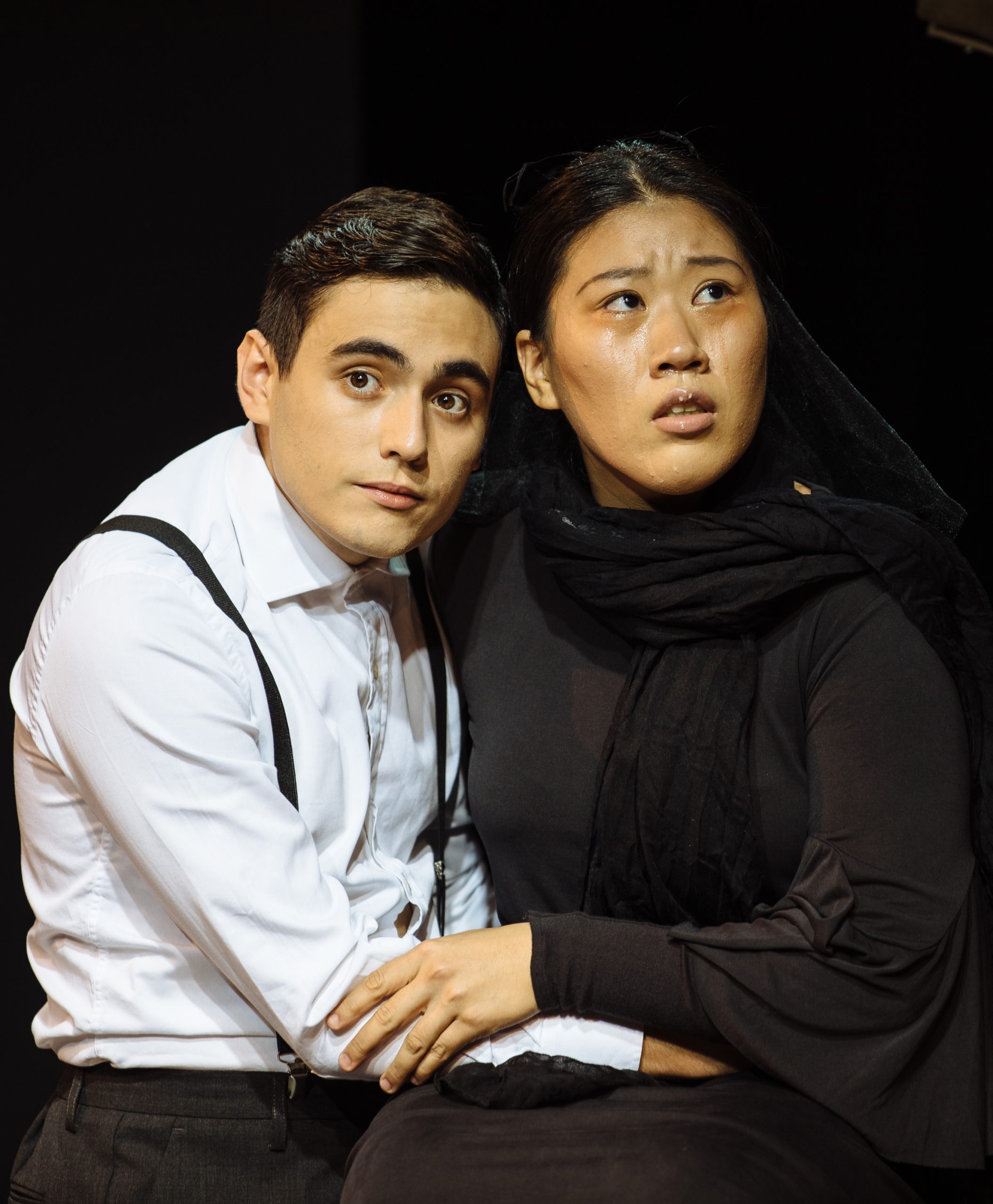 Miso performing in Six Characters Looking for an Author (dir. Leela Alaniz).